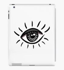 Eye is bloodshot iPad Case/Skin