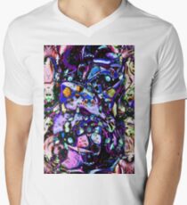 Psychedelic Abstract Men's V-Neck T-Shirt