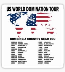US World Domination Sticker