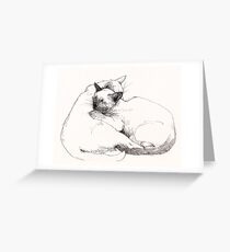 Chinky and Chang : two great mates! Greeting Card