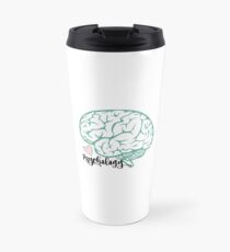 Psychology brain sticker Travel Mug