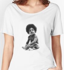 Ready to Die Notorious BIG replica baby print Women's Relaxed Fit T-Shirt
