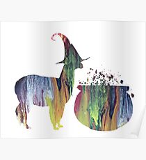 Witch llama! Poster