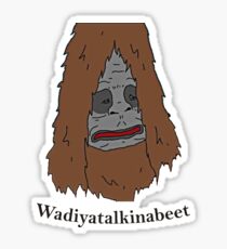 Sassy the Sasquatch: Stickers | Redbubble