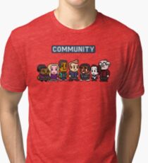 Community - 8Bit Tri-blend T-Shirt