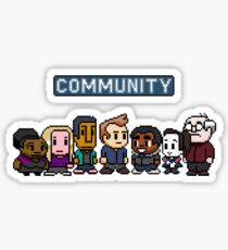 Community - 8Bit Sticker