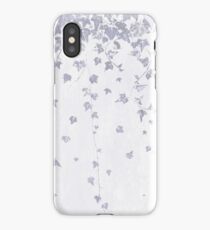 Pretty Soft Purple Trailing Ivy Leaf Print iPhone Case