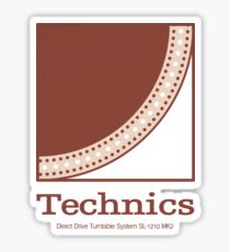 Technics - Deejay World Sticker