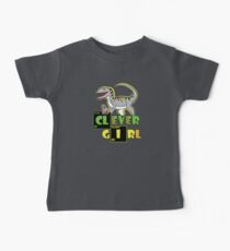 Clever Girl Dinosaur Baby Tee