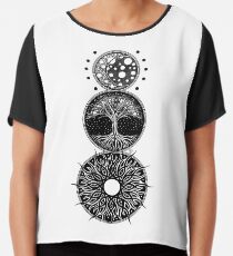 EP. MOON / LIFE / SUN Chiffon Top