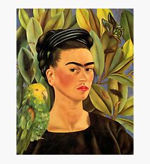 Frida Kahlo Self-portrait with Bonito Photographic Print