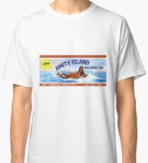 Amity Island Welcomes You : Inspired by Jaws Classic T-Shirt