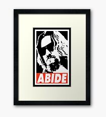 ABIDE Framed Print