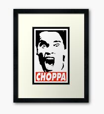 GET TO DA CHOPPA Framed Print