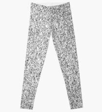 Beautiful Silver glitter sparkles Leggings