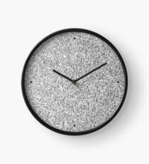 Beautiful Silver glitter sparkles Clock