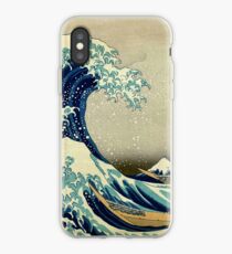 Hokusai, The Great Wave off Kanagawa, Japan, Japanese, Wood block, print iPhone Case