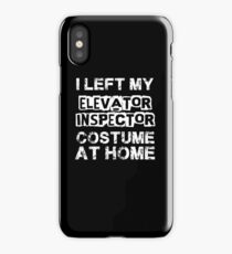 Elevator inspector funny T-shirt iPhone Case/Skin