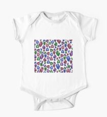 Jewel Tones Short Sleeve Baby One-Piece