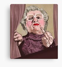Mrs Doubtfire - Illustration - Robin Williams - Film - Funny Canvas Print