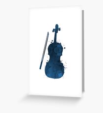 A violin Greeting Card