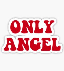 retro only angel Sticker