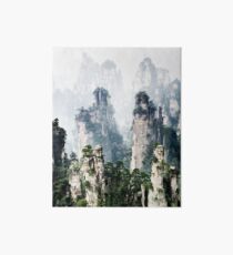 Floating mountains Zhangjiajie National Forest Park art photo print Art Board