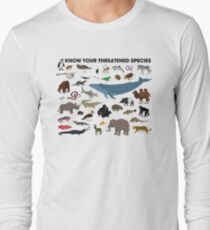 Know Your Threatened Species Long Sleeve T-Shirt