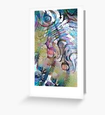Sonnenuntergang hinter Greeting Card