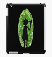 Rick and Morty - Portal Silhouette iPad Case/Skin