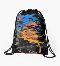 Late Day In Fall Drawstring Bag