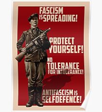 Fascism is Spreading! Protect yourself! Poster