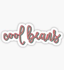 Retro Cool Beans Sticker