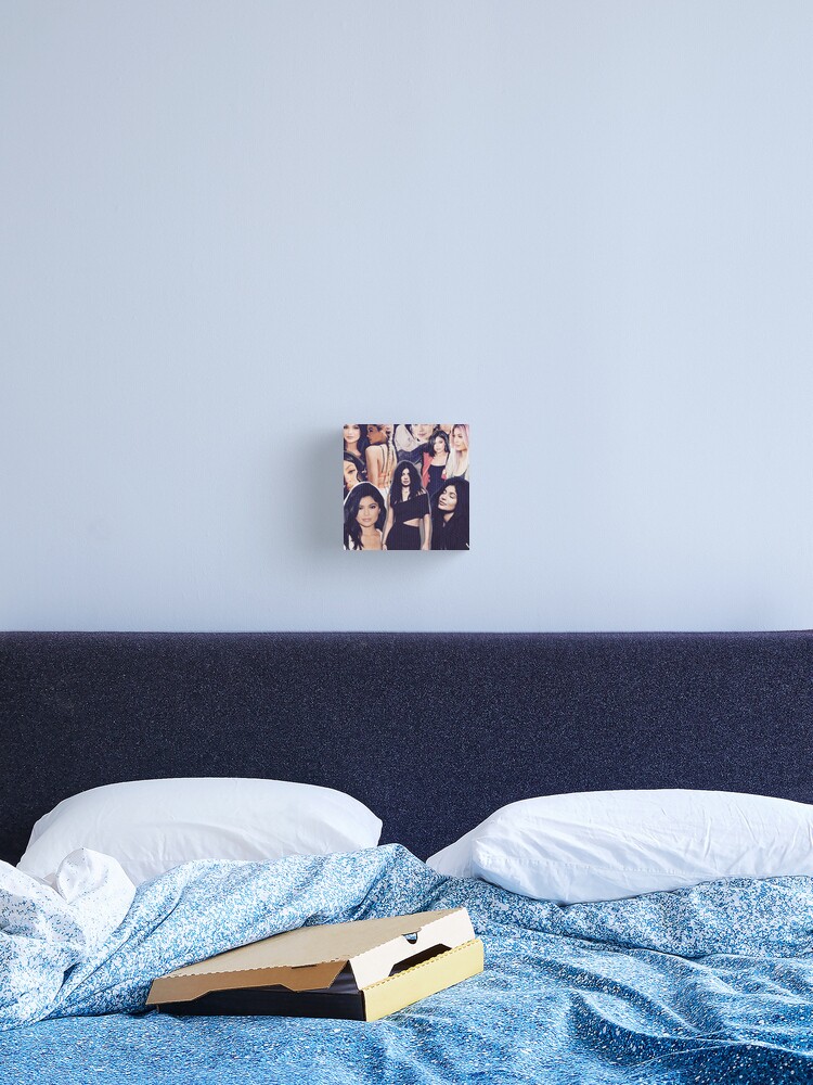 Kylie Jenner Collage Canvas Print By Effsdraws Redbubble