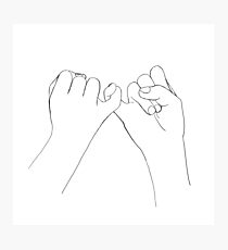 Pinky Promise I Photographic Print