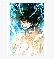 Full Cowl Deku T-shirt Photographic Print