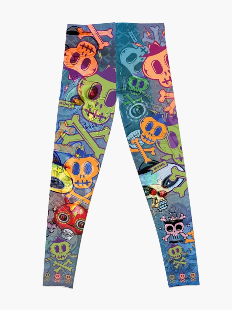 Alternate view of Skull Leggings Unisex Leggings