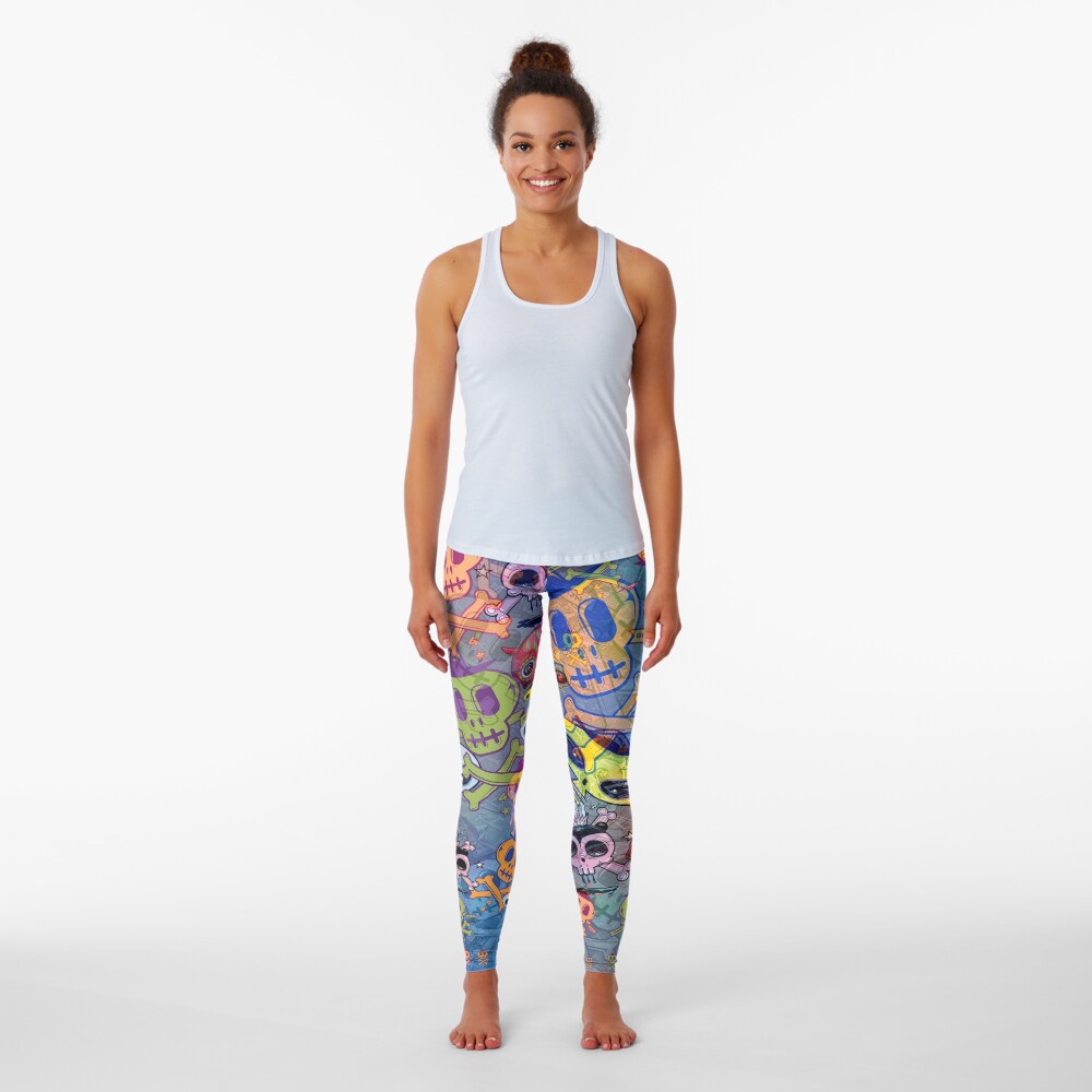 Skull Leggings Unisex Leggings