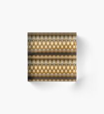 Golden Balls (pattern) Acrylic Block