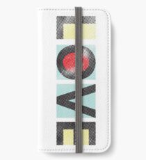 Love - Modern Graphic Typography iPhone Wallet/Case/Skin
