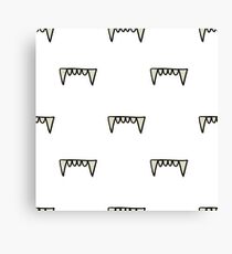 vampire teeth Canvas Print
