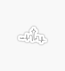 Skyline von Seattle Sticker