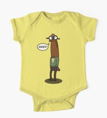 Long, Tan, and Handsome One Piece - Short Sleeve