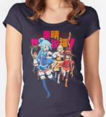 Konosuba! Women's Fitted Scoop T-Shirt
