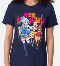 Camiseta de tejido mixto Konosuba!
