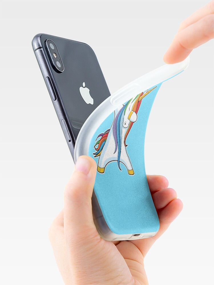 Alternate view of Dabbing Unicorn Shirt Cute Funny Unicorns T shirt Gifts for Kids Girls Boys Women Men iPhone Case & Cover