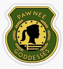 pawnee goddess small sticker Sticker