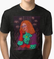 MYRTLE SNOW/ BURN THE WITCH Tri-blend T-Shirt