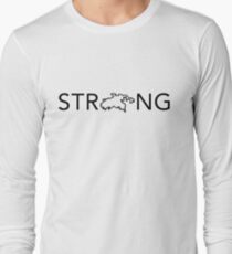 STJ - Strong (In Black) Long Sleeve T-Shirt