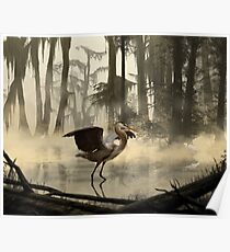 Great Blue Heron Poster